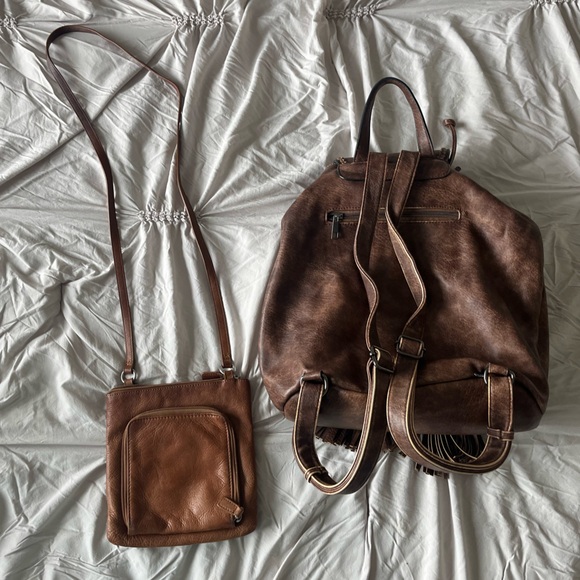 Brown Leather Crossbody Bag - Picture 13 of 13